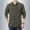 Hiking Fishing Military Tactical Shirt Men Breathable Quick-drying Blouse Long Sleeve Cargo Working Camisa Man Outdoor UV Shirts
